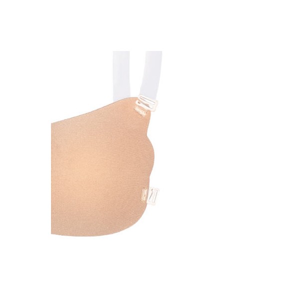 Allegra - Clear Strap Luxury Backless Stick On Bra