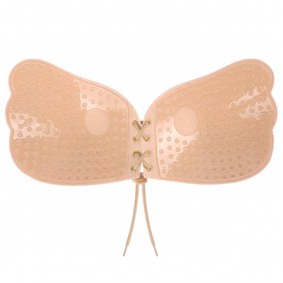 Allegra - Clear Strap Luxury Backless Stick On Bra